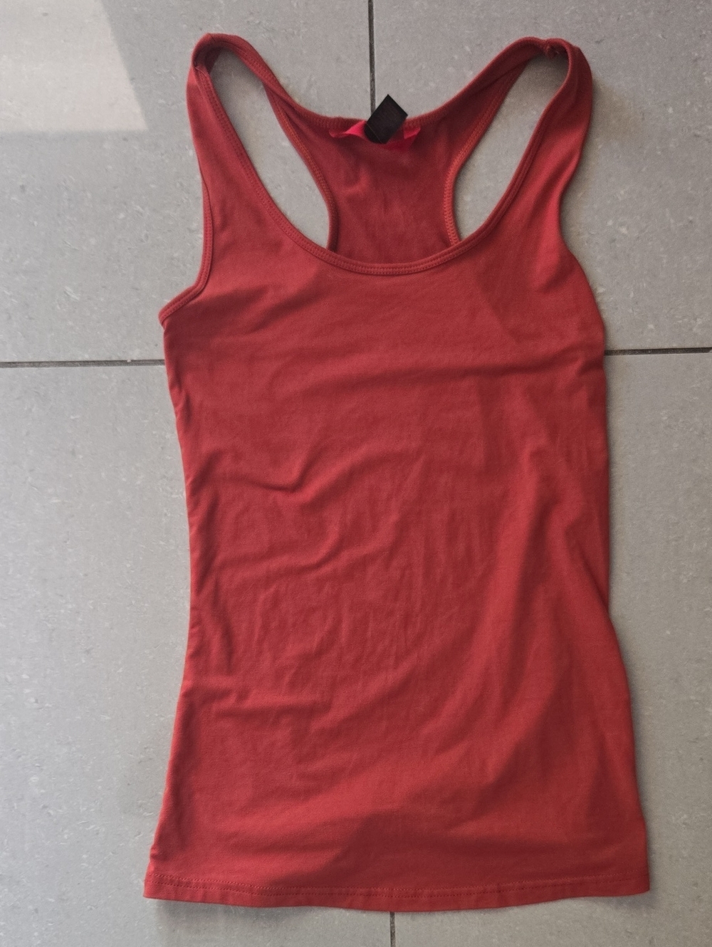 Hot Kiss Rust Red Racerback Tank Top